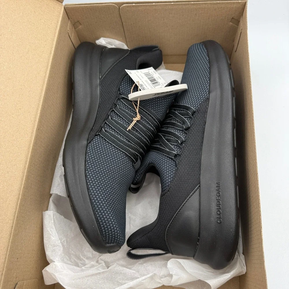 adidas Lite Racer Adapt 7.0 Shoes Mens Size 8 Black Carbon Running IE8684